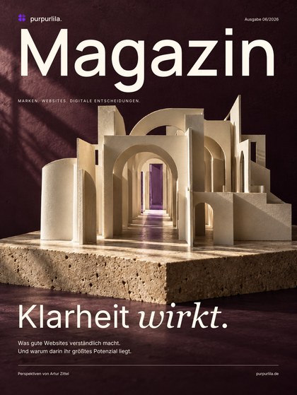Magazin-Titelseite: Klarheit wirkt.