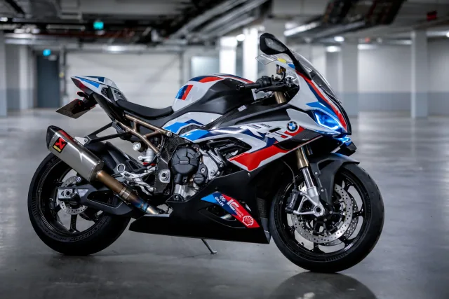 S 1000 RR: Rechte Fahrzeugseite